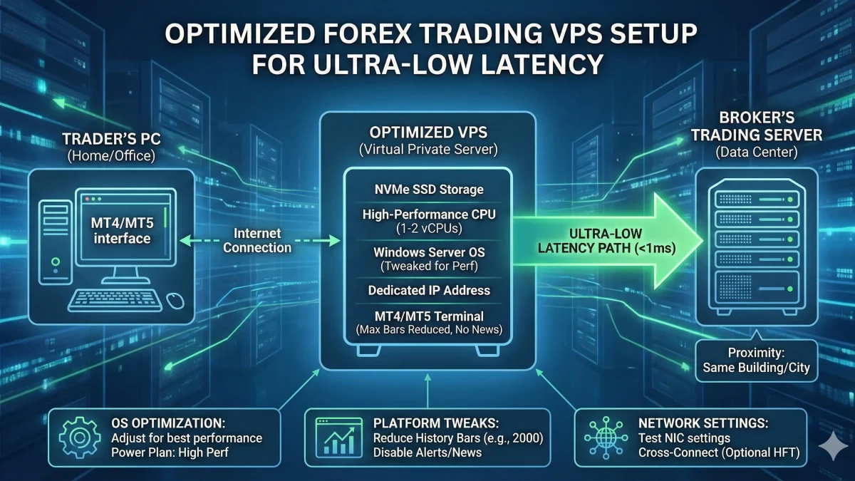 Best VPS Settings for Forex Trading (MT4MT5) & How to Reduce Latency