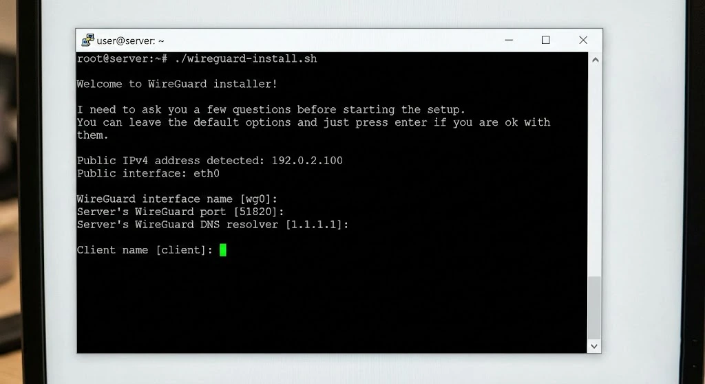 WireGuard VPS install