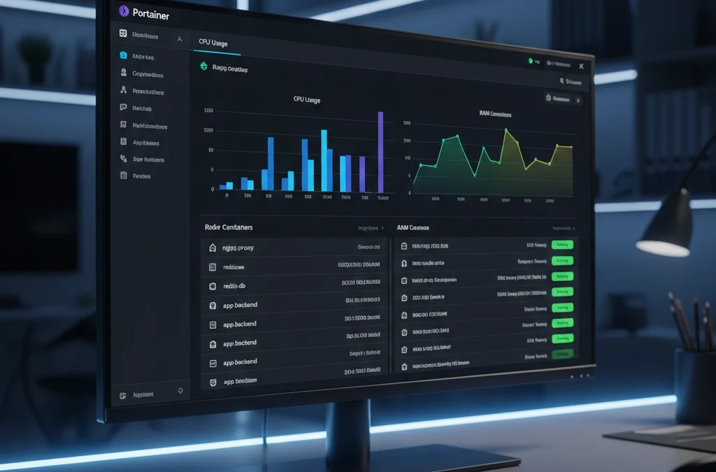 Managing Docker containers visually with Portainer on SarvHost VPS